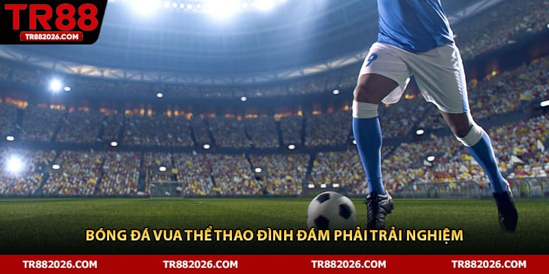 Bóng đá vua thể thao đình đám phải trải nghiệm