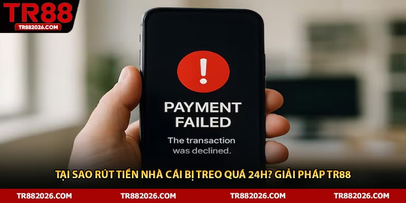 Tại Sao Rút Tiền Nhà Cái Bị Treo Quá 24h? Giải Pháp TR88